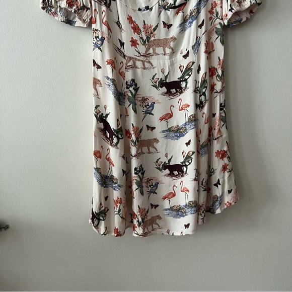 Reformation Cirrus Mini Dress in Rainforest Print - Picture 6 of 10